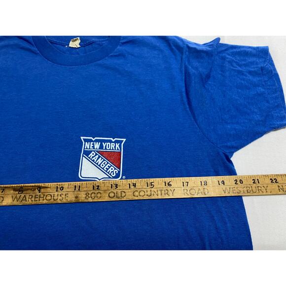 80's Vintage Authentic New York Rangers Dave Maloney shirt XL - Picture 3 of 13